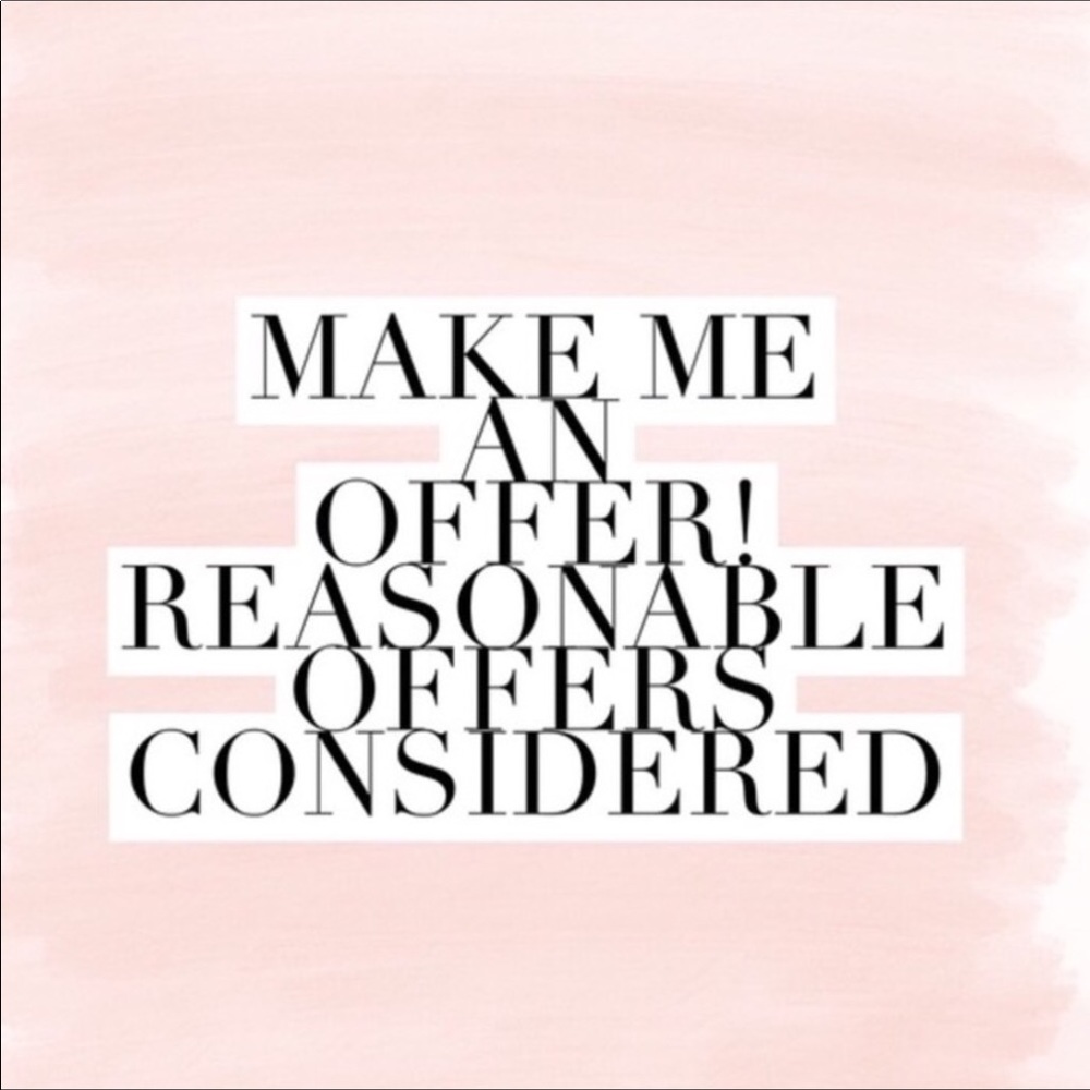 Reasonable offers always considered. ❤️